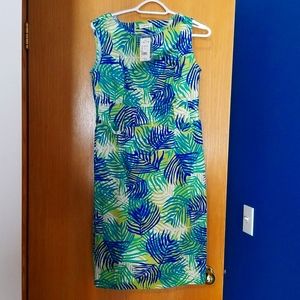 Laura - Summer dress, size 6, blue green. Never worn.